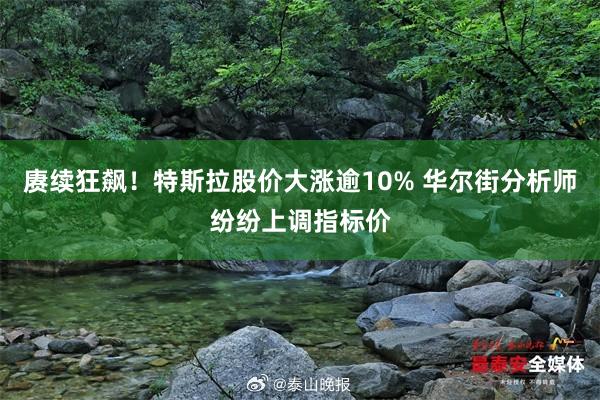 赓续狂飙！特斯拉股价大涨逾10% 华尔街分析师纷纷上调指标价