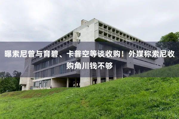 曝索尼曾与育碧、卡普空等谈收购！外媒称索尼收购角川钱不够